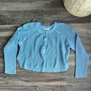 LA HEARTS Blue Sweater